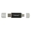 USB atmintukas INTENSO Twist Line 256 GB Antracito (2 vnt.)