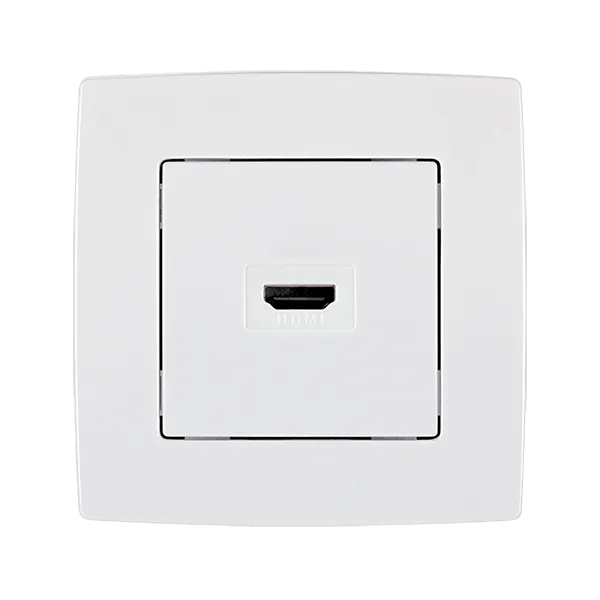 CITY HDMI-PISTOKE VALKOINEN METALLI