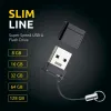 USB atmintukas INTENSO Slim Line 32 GB Juoda