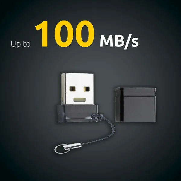 USB atmintukas INTENSO Slim Line 32 GB Juoda