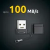 USB atmintukas INTENSO Slim Line 32 GB Juoda
