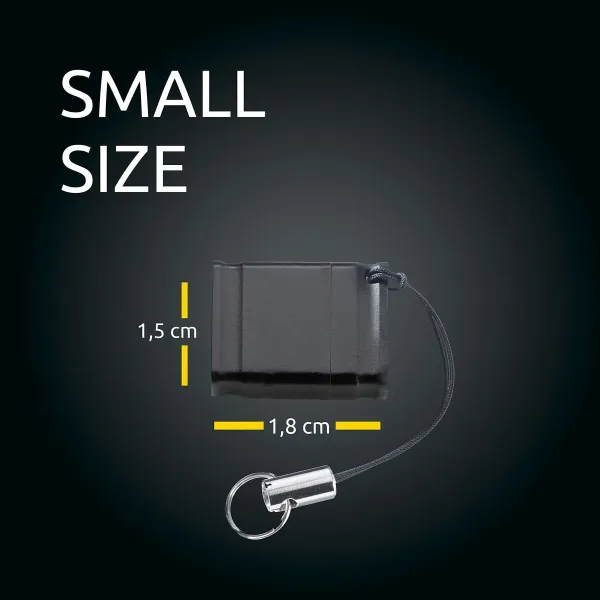 USB atmintukas INTENSO Slim Line 32 GB Juoda