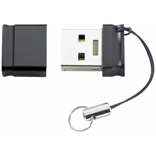 USB Zibatmiņa INTENSO Slim Line 64 GB Melns