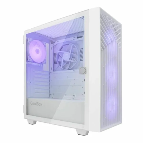 ATX pusiau bokšto tipo korpusas CoolBox COO-CHA-GA300W-0 Balta