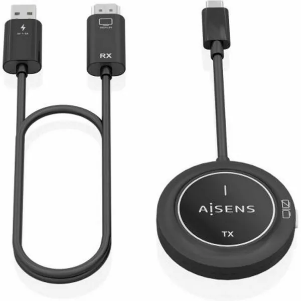 USB-C - HDMI kabelis Aisens ASWL-H2KC30M003-BK Juoda