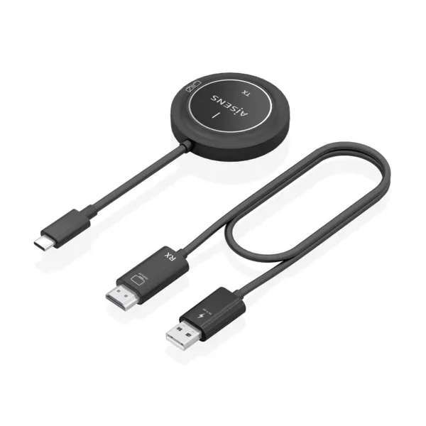 USB-C - HDMI kabelis Aisens ASWL-H2KC30M003-BK Juoda