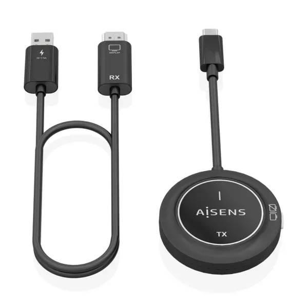 USB-C - HDMI kabelis Aisens ASWL-H2KC30M003-BK Juoda