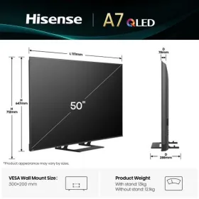 Смарт-ТВ Hisense 50A7Q 4K Ultra HD 50" LED HDR D-LED