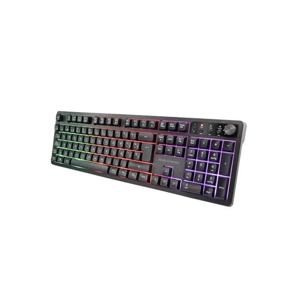 Klaviatūra ir pelė Mars Gaming MCPWX Juoda Ispanų Ispaniška Qwerty