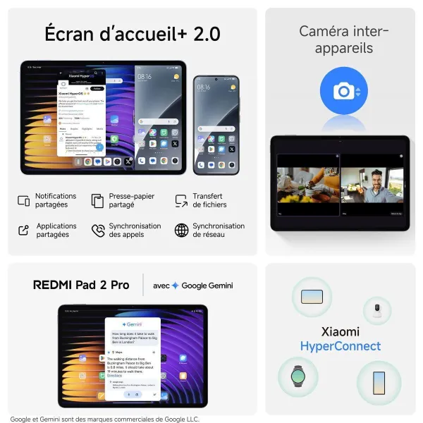 Planšetė Xiaomi Redmi Pad 2 Pro Pilka 6 GB RAM 128 GB