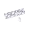 Klaviatūra ir pelė approx! X420W 1000DPI Balta Ispanų Ispaniška Qwerty
