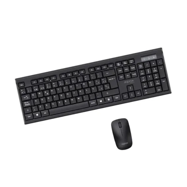 Klaviatūra un Pele approx! MX410 Melns Spāņu Spāņu Qwerty (2 gb.)