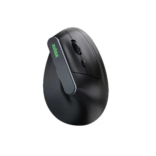 Pelė Nilox Wir Vertical Rec. Silen 1600 DPI Juoda 1600 dpi