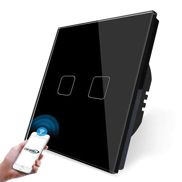 Переключатель Wi-Fi Smart Touch EU, 1-клавишный, черный