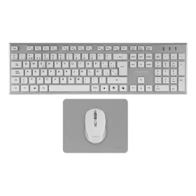 Клавиатура и мышь Tacens 6ZENITHWES Белый Испанская Qwerty (3 штук)