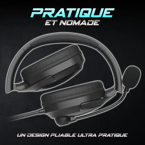 Ausinės su mikrofonu Spirit of Gamer Pro H4 Juoda