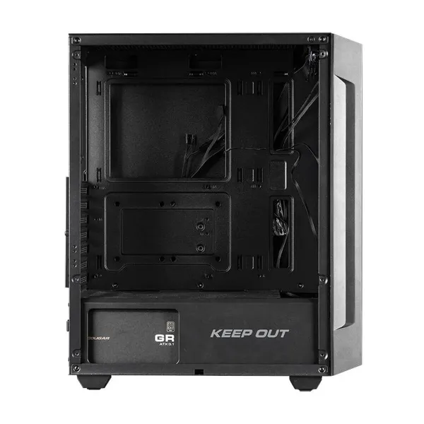 ATX Pus-torņveida Kārba KEEP OUT KO XC-200 Melns