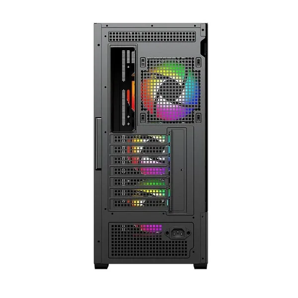 ATX Pus-torņveida Kārba KEEP OUT KO XC-805 MESH ARGB USB3 Melns