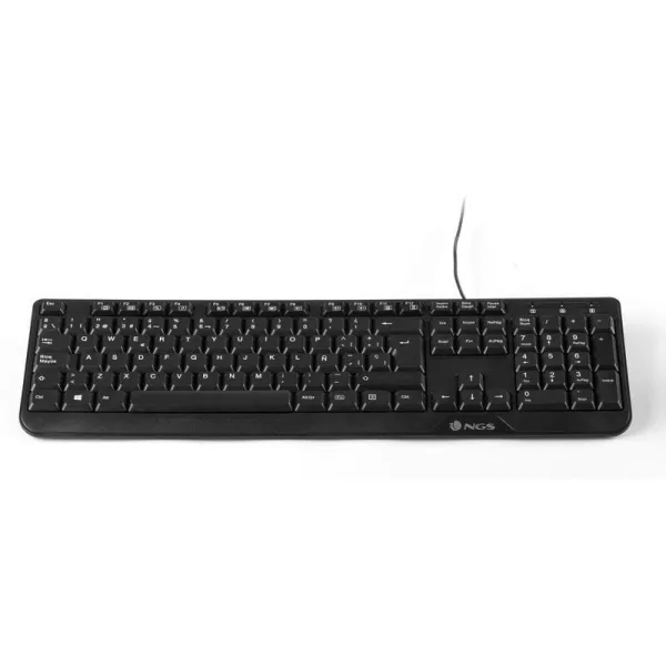 Klaviatūra un Optiskā Datorpele NGS Cocoa Kit Cocoa Kit Melns Spāņu Qwerty