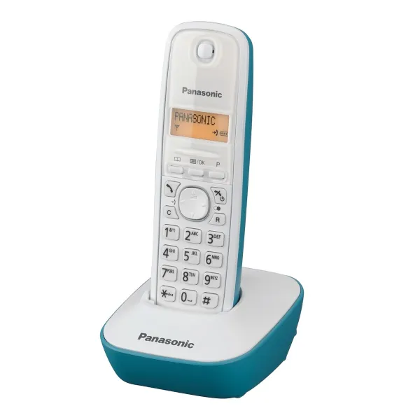 Belaidis telefonas Panasonic Corp. KX-TG1611SPC DECT Balta Turkis Gintaras