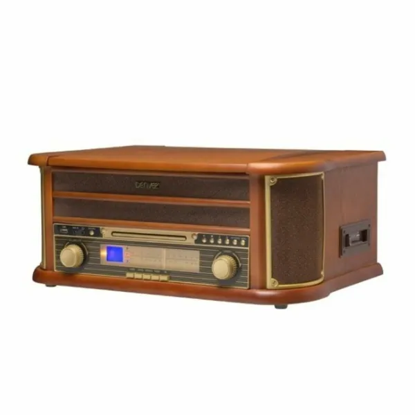 Проигрыватель пластинок Denver Electronics MCR-50MK3 USB 5W Деревянный
