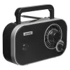 Transistoriradio Denver Electronics TR-51 Black AM/FM-viritin Musta