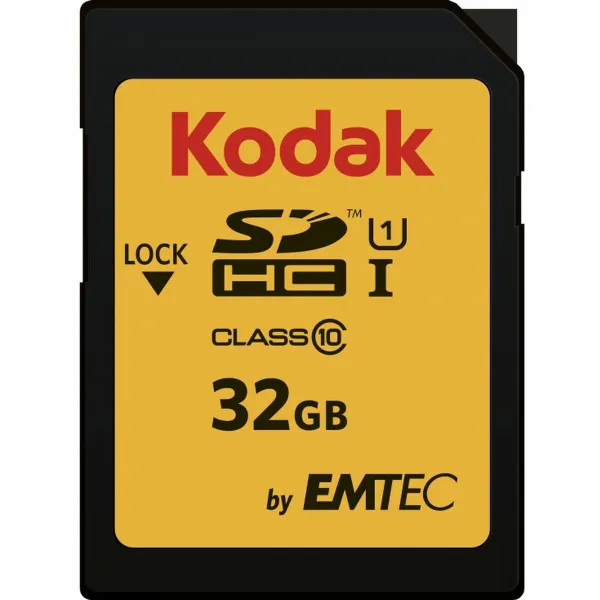 Mikro SD atminties kortelė su adapteriu Kodak SDHC32GBCLASS10U1 32 GB SDHC UHS-I 10 klasė