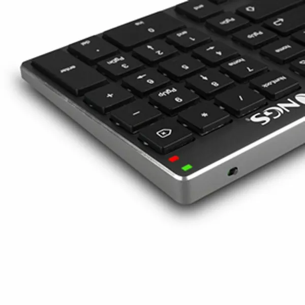 Klaviatūra NGS FORTUNE-BT ESPAÑOL Pelēks Spāņu Qwerty