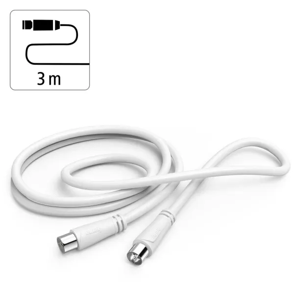 HDMI Kabelis Hama 00205046 Balts 3 m