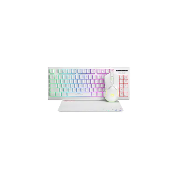 Klaviatūra un Pele Marvo CM310 WH SP Balts Melns