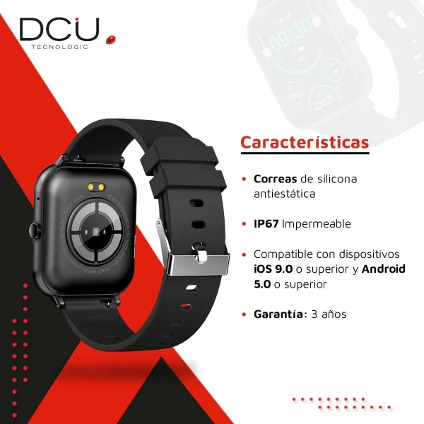Nutikell DCU CURVED GLASS PRO 1,83" Must
