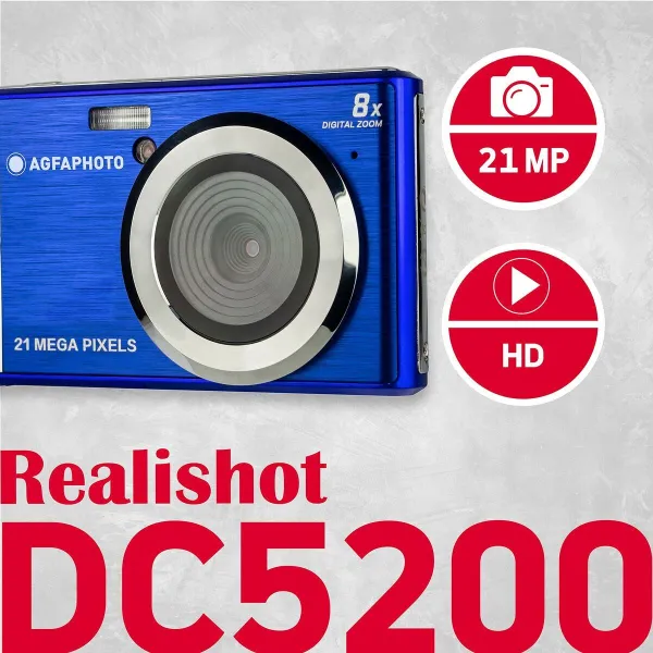 Digital Camera Agfa DC5200 Blue 21 MP 2.4