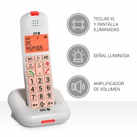Fiksuotojo ryšio telefonas SPC 7612B Balta