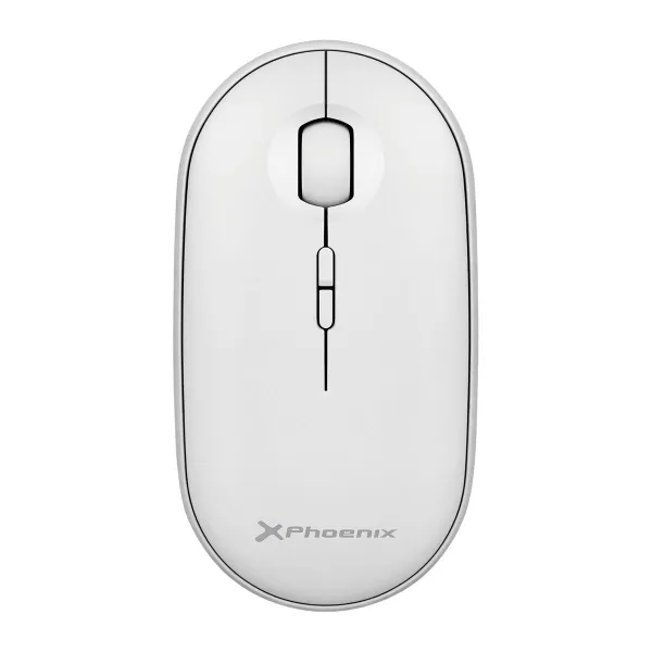 Optiskā Bezvadu Pele Phoenix Balts 1600 dpi (1 gb.)