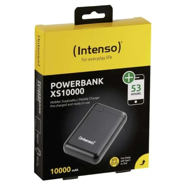 Nešiojamo kompiuterio baterija INTENSO PD10000 Antracito 10000 mAh