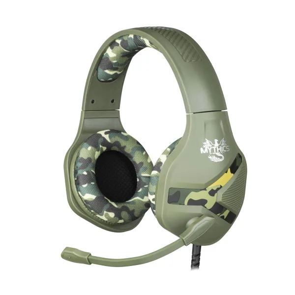 Ausinės su mikrofonu KONIX KX MY UNIV NEMESIS CAMO Juoda Spalvotas