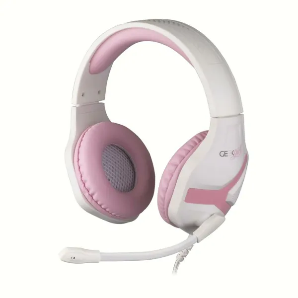 Ausinės su mikrofonu KONIX KX GK GIRL CRYSTAL Balta (1 vnt.)