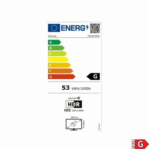 Smart TV Samsung TQ43Q7F 43" 4K Ultra HD HDR QLED