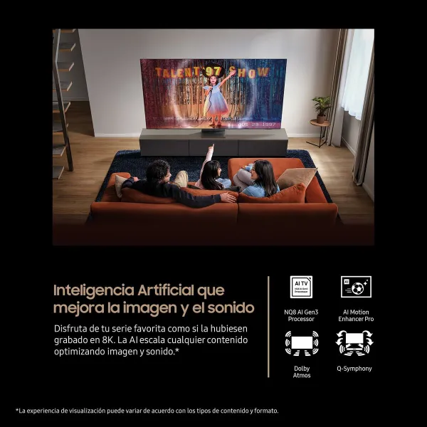 Smart TV Samsung TQ75QN900FTXXC 75" 8K Ultra HD HDR Neo QLED