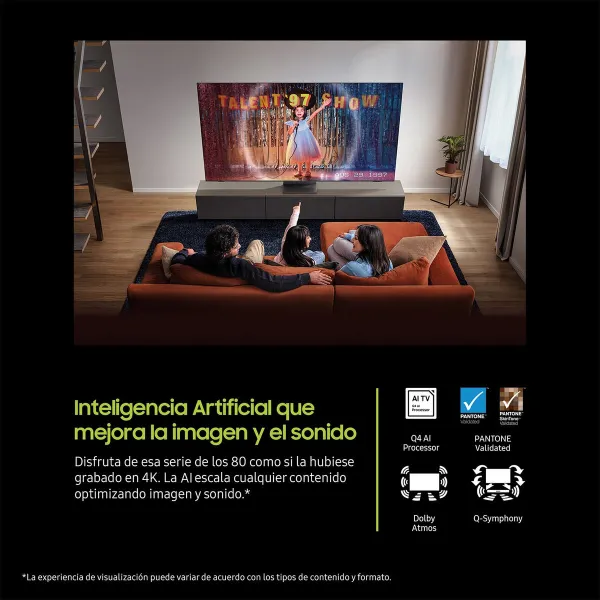 Smart TV Samsung TQ75Q8FAAUXXC UHD 75" ULED HDR HDR10+ Ultra HD 4K QLED