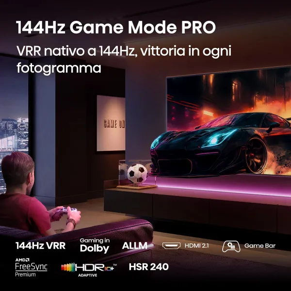 Smart TV Hisense 65E7Q PRO 4K Ultra HD 65" LED HDR D-LED QLED (Naudoti D)