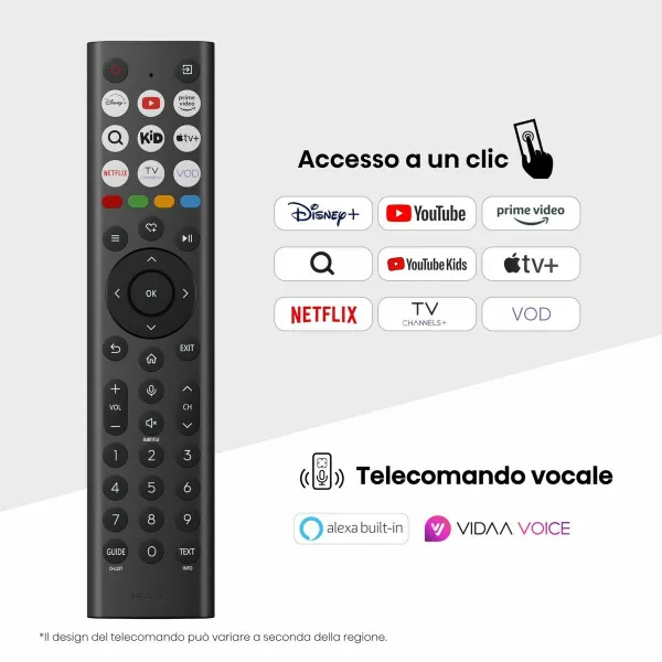 Smart TV Hisense 65A6Q 65" 4K Ultra HD LED HDR D-LED