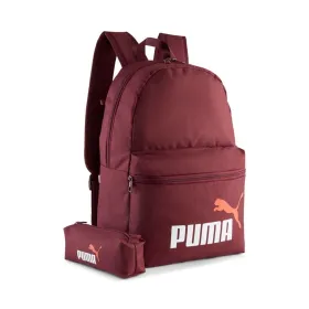 Spordiseljakott Puma Phase Tumepunane