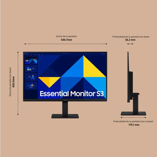 Monitorius Samsung LS24D304GAUXEN Full HD 24"