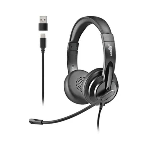 Ausinės NGS VOX605USBC Juoda