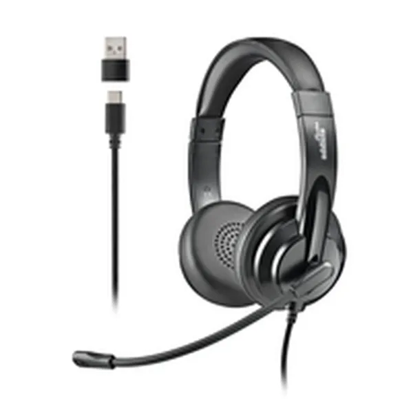 Ausinės NGS VOX605USBC Juoda