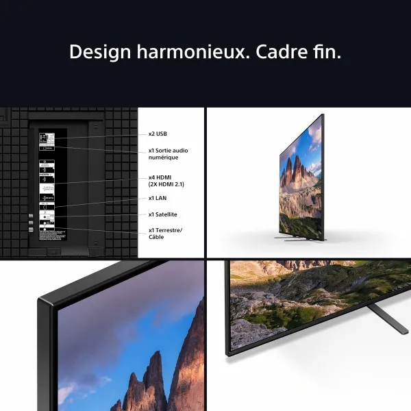 Viedais TV Sony K75XR55BP
