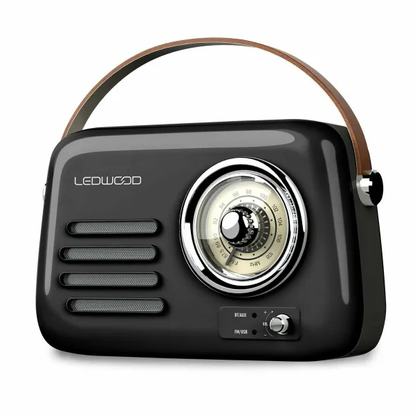 Tranzistorinis radijas Ledwood ALMA BLK Juoda 30 W