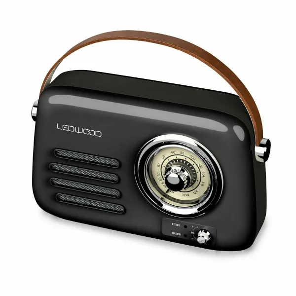 Tranzistorinis radijas Ledwood ALMA BLK Juoda 30 W