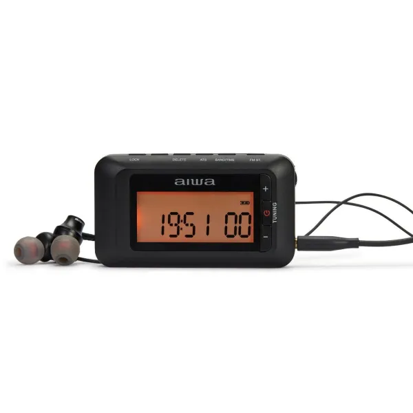 Radijas Aiwa RD-10 Juoda AM/FM Retro